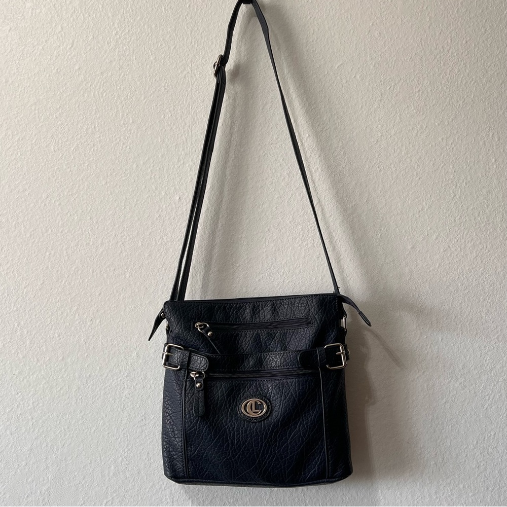 CL Carryland Multi Section Crossbody Bag, Deep Navy